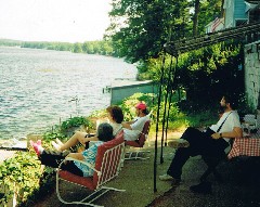 Ruth Bennett McDougal Dorrough; Ann Bennett; Dan Dorrough; camp